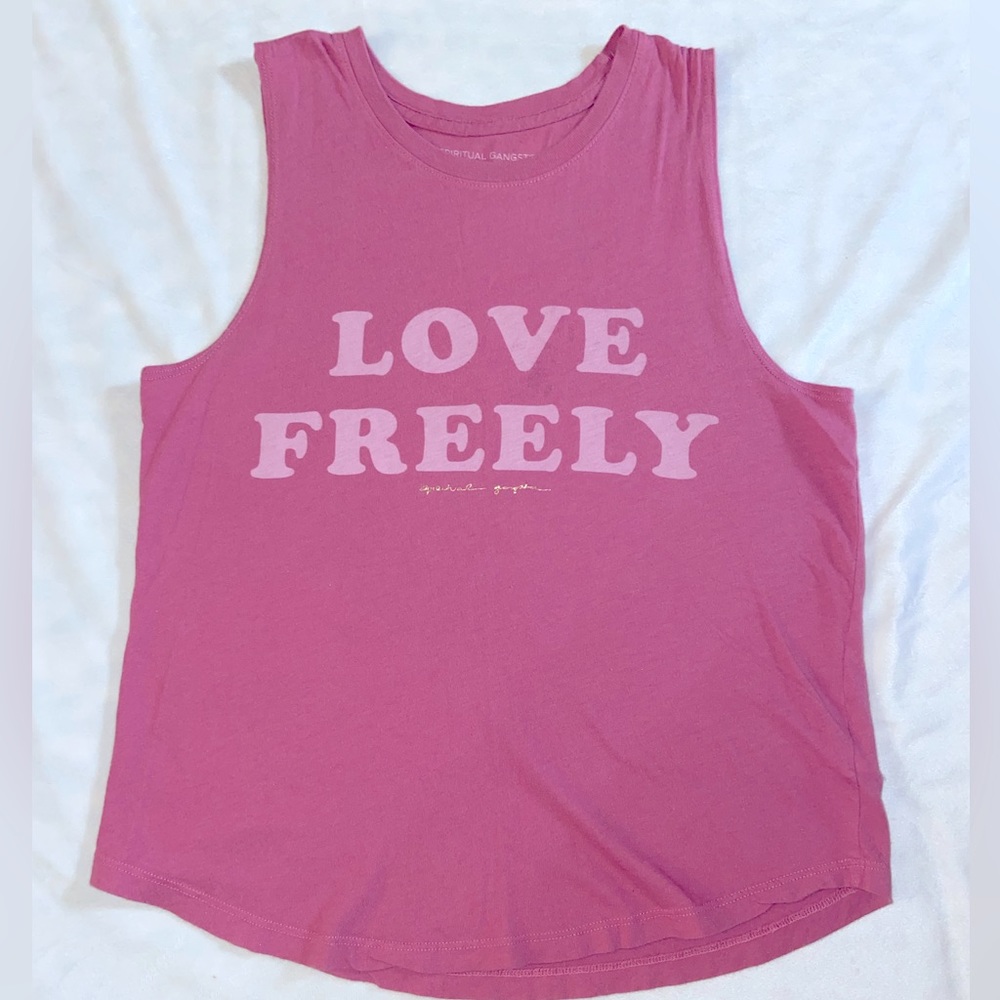 spiritual gangster love freely tank ~ super soft!